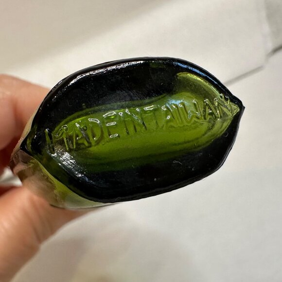 Antique Vtg Glass Apothecary Jaundice Bitters Bottles 1852 w/ Stoppers & Box - Picture 7 of 16